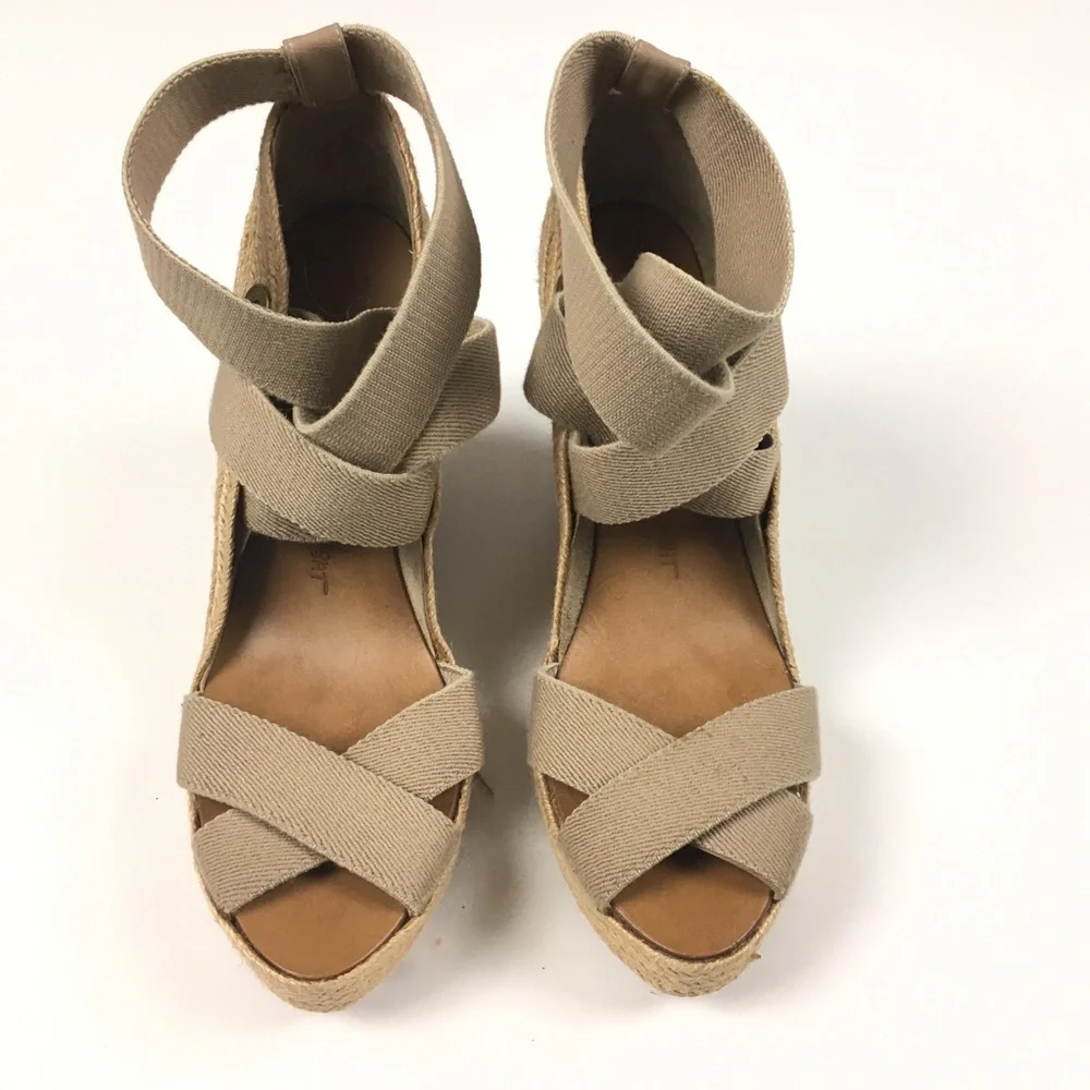 Jean-Michel Cazabat Zesta Wedge Espadrilles Women’s Sz‎ 11 US